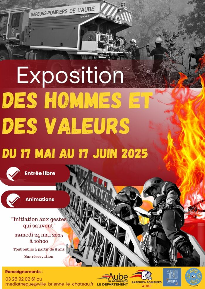 2025 05 17-06 17 Exposition pompiers médiathèque BLC.jpg © Médiathèque BLC