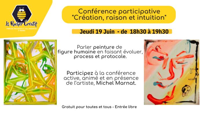 visuel conférence Le Rucher Créatif