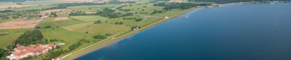 Aerial view lakes Aerial view lakes