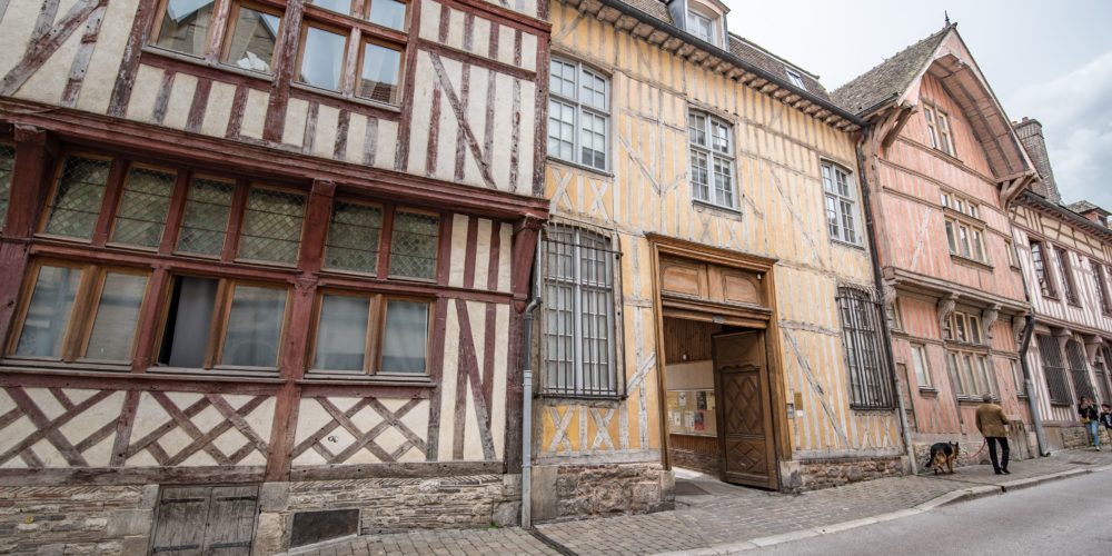 Visite de Troyes © Olivier Douard Pans de bois © Olivier Douard