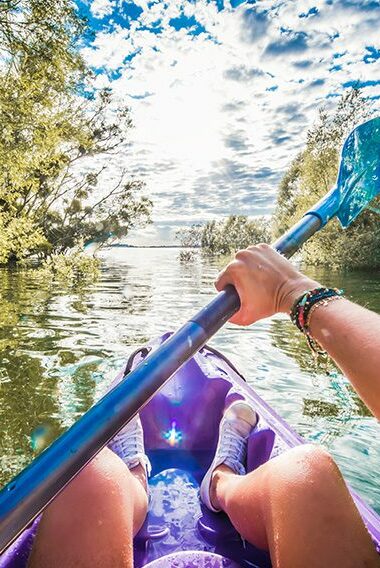 kayak en forêt immergée - © Le Bonheur des Gens kayak en forêt immergée - © Le Bonheur des Gens