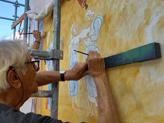 Fresque de L'Huître Fresque de L'Huître